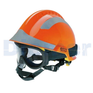 Casco Bombero Gallet F2 X-Strem Naranja